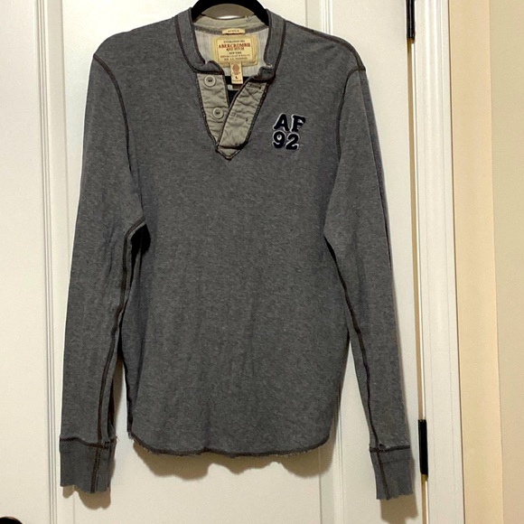 Abercrombie & Fitch Other - Abercrombie & Fitch Men’s LS Grunge Muscle Pullover Sz L